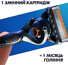 Сменные кассеты для бритья, 4 шт. - Gillette Fusion ProGlide — фото N7