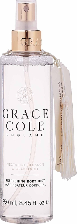 Парфумований спрей для тіла - Grace Cole Boutique Nectarine Blossom & Grapefruit Body Mist — фото N3