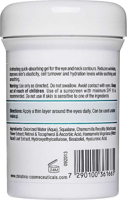 Гель Lumiere для догляду за шкірою повік і шиї - Christina Eye & Neck Bio Gel — фото N4