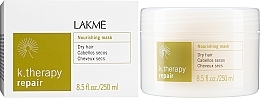 Живильна маска для сухого волосся - Lakme K.Therapy Repair Nourishing Mask — фото N2