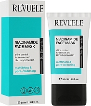 Маска для обличчя з ніацинамідом - Revuele Niacinamide Face Mask — фото N2