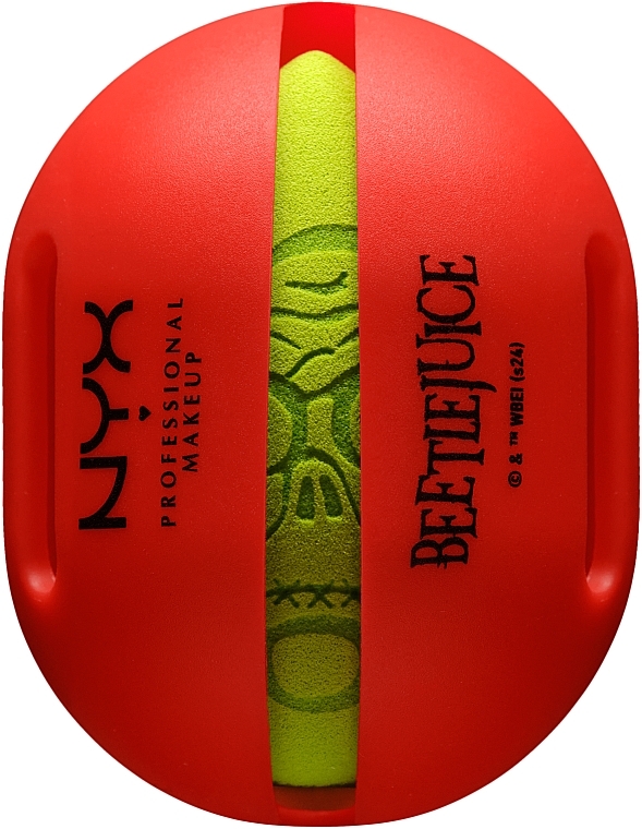 Спонж для макияжа в футляре - NYX Professional Makeup Beetlejuice Shrinker Makeup Sponge & Travel Case — фото N2