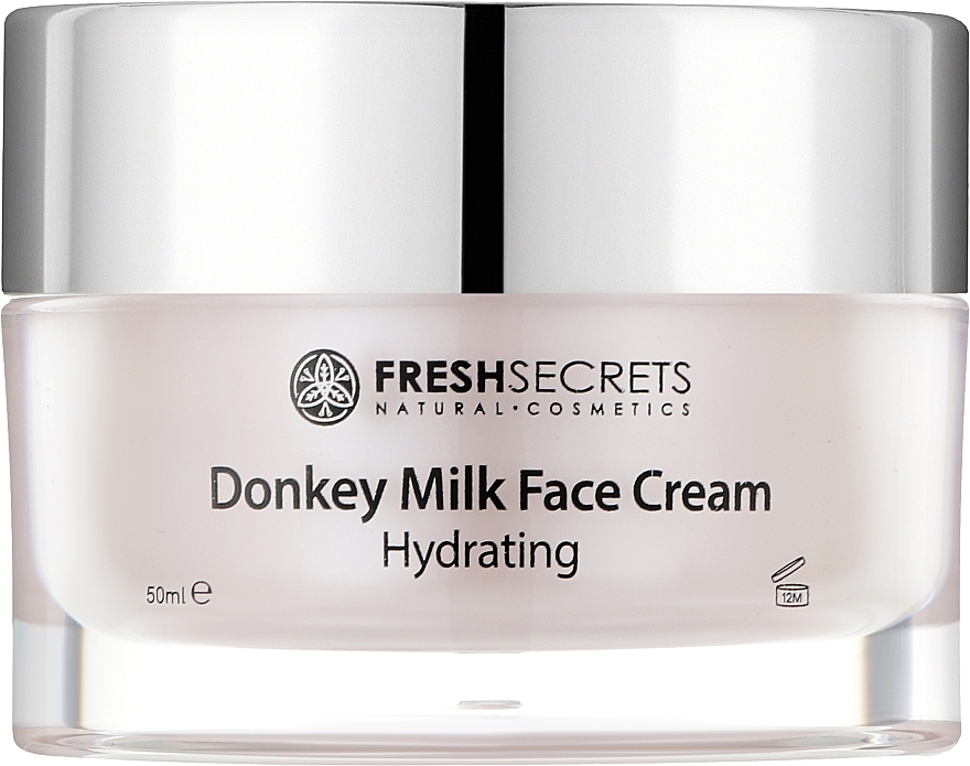 Крем для обличчя "Зволожувальний" з ослиним молоком - Madis Fresh Secrets Donkey Milk Hydrating Face Cream — фото N1