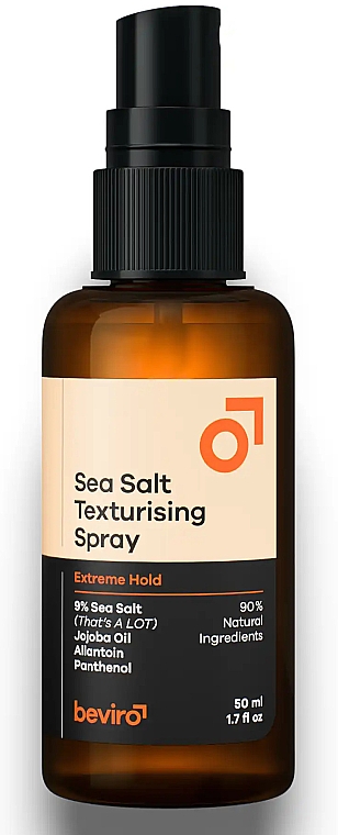 Солевой текстурирующий спрей для волос сильной фиксации - Beviro Salty Texturizing Spray Extreme Hold — фото N4