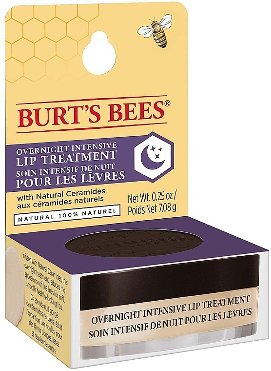 Ночной крем для губ - Burt's Bees Overnight Intensive Lip Treatment — фото N4