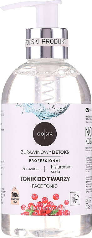 Набор - Nova Kosmetyki GoSPA Detoxifying Face Cleansing Treatment (f/tonic/250ml + f/milk/250ml + f/mask/200ml) — фото N2