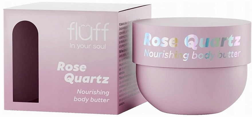 Масло для тіла з кварцом - Fluff Rose Quarts Body Butter — фото N1