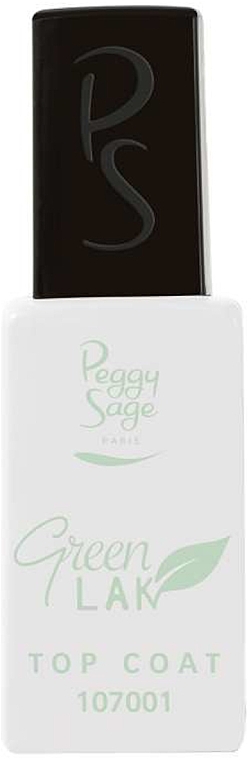 Верхнее покрытие для ногтей - Peggy Sage Top Coat Green Lak — фото N1