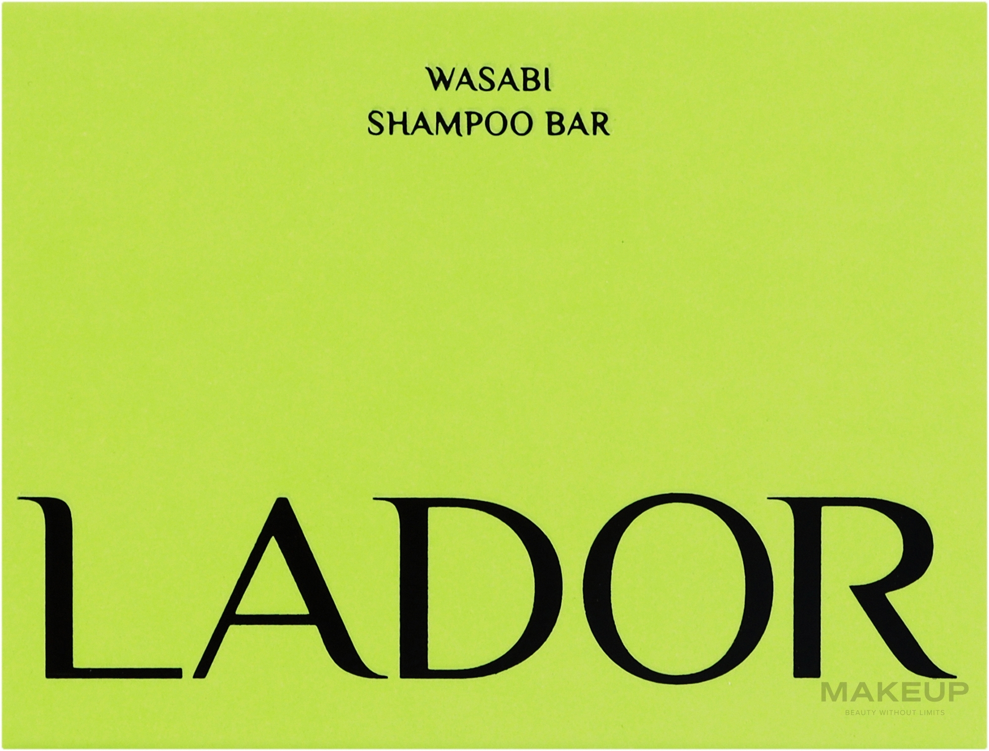 Безсиликоновий натуральний шампунь для волосся з екстрактом васабі - Lador Wasabi Shampoo Bar — фото 115g