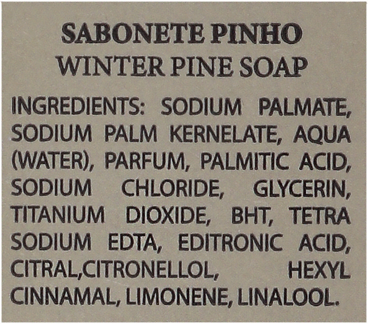 Мыло "Зимняя сосна" - Essencias de Portugal Winter Pine Soap — фото N2