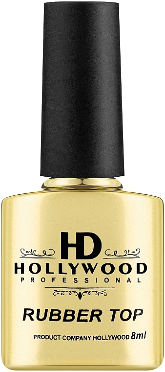 Топ для гель-лаку - HD Hollywood Rubber Geometry Top — фото N1