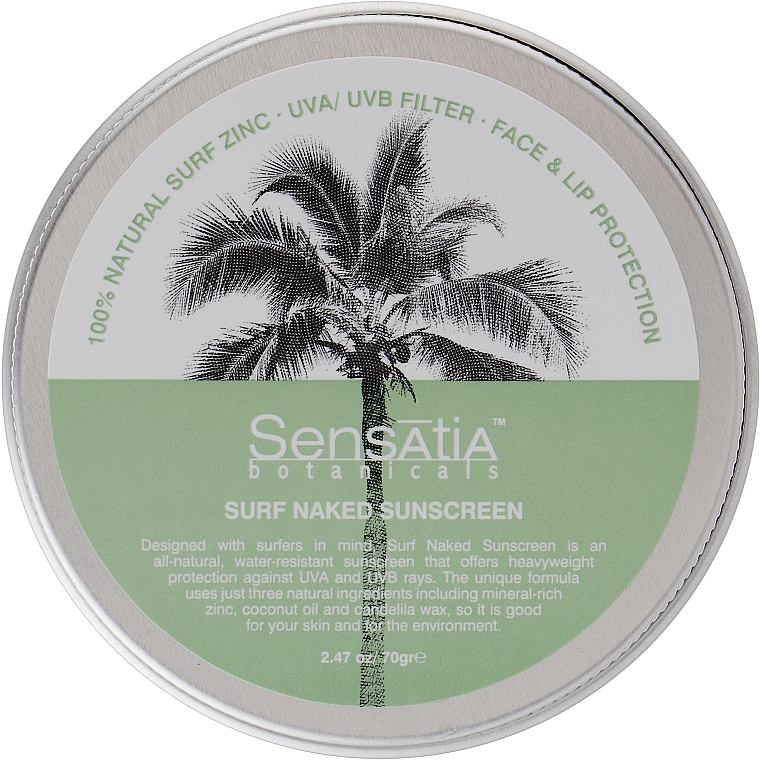 Солнцезащитный крем - Sensatia Botanicals Surf Naked Sunscreen SPF30 — фото N2