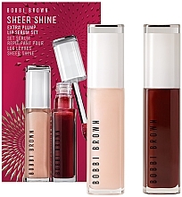 Набір - Bobbi Brown Sheer Shine Extra Plump Lip Serum Set (lip/serum 2x6ml) — фото N1