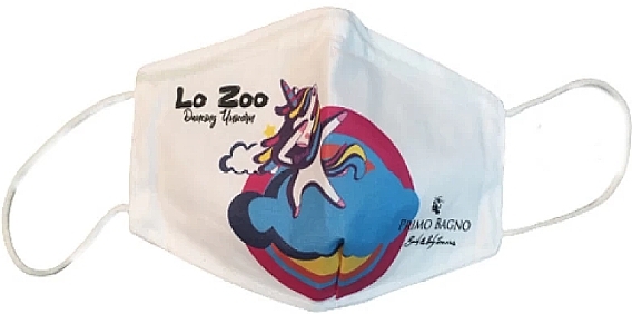 Захисна маска для обличчя "Dancing Unicorn" - Primo Bagno Lo Zoo Face Protection Mask — фото N1
