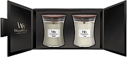 Набор - WoodWick 2 Medium Hourglass Gift Set (candle/2x275g) — фото N1