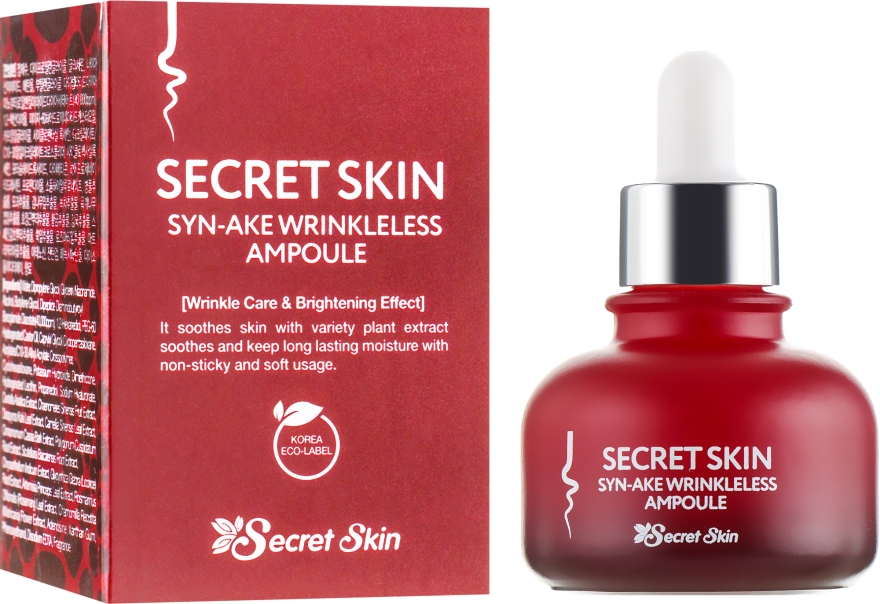 Сироватка для обличчя - Secret Skin Syn-ake Wrinkleless Ampoule — фото N1