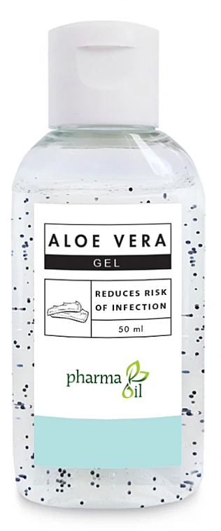 Антибактеріальний гель для рук "Алое" - Pharma Oil Aloe Vera Hand Sanitizer Gel — фото N1