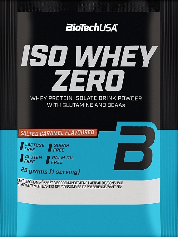 Протеїн "Солона карамель"            - BiotechUSA ISO Whey Zero Salted Caramel — фото N1