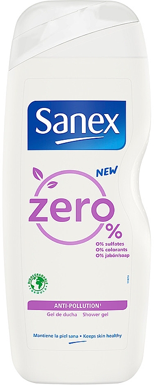 Гель для душу - Sanex Zero% Anti-Pollution Shower Gel — фото N1