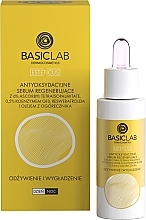 Відновлювальна сироватка з антиоксидантами для обличчя - BasicLab Dermocosmetics Esteticus Face Serum 6% Tetraisopalmitate 0.5% Coenzyme Q10 — фото N2