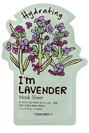 Листовая маска для лица - Tony Moly I'm Lavender Mask Sheet — фото N1