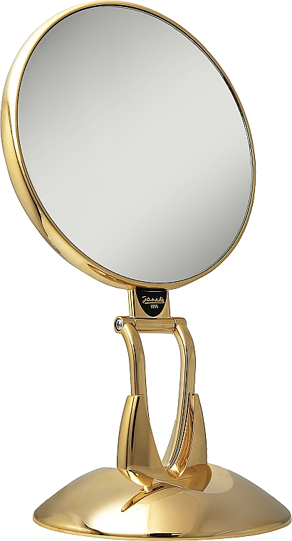 Зеркало настольное AU447.3 SU, увеличение x3, диаметр 17 см - Janeke Golden Mirror — фото N1
