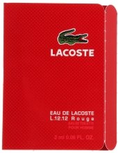 Духи, Парфюмерия, косметика Lacoste Eau De L.12.12 Rouge - Туалетная вода (пробник)