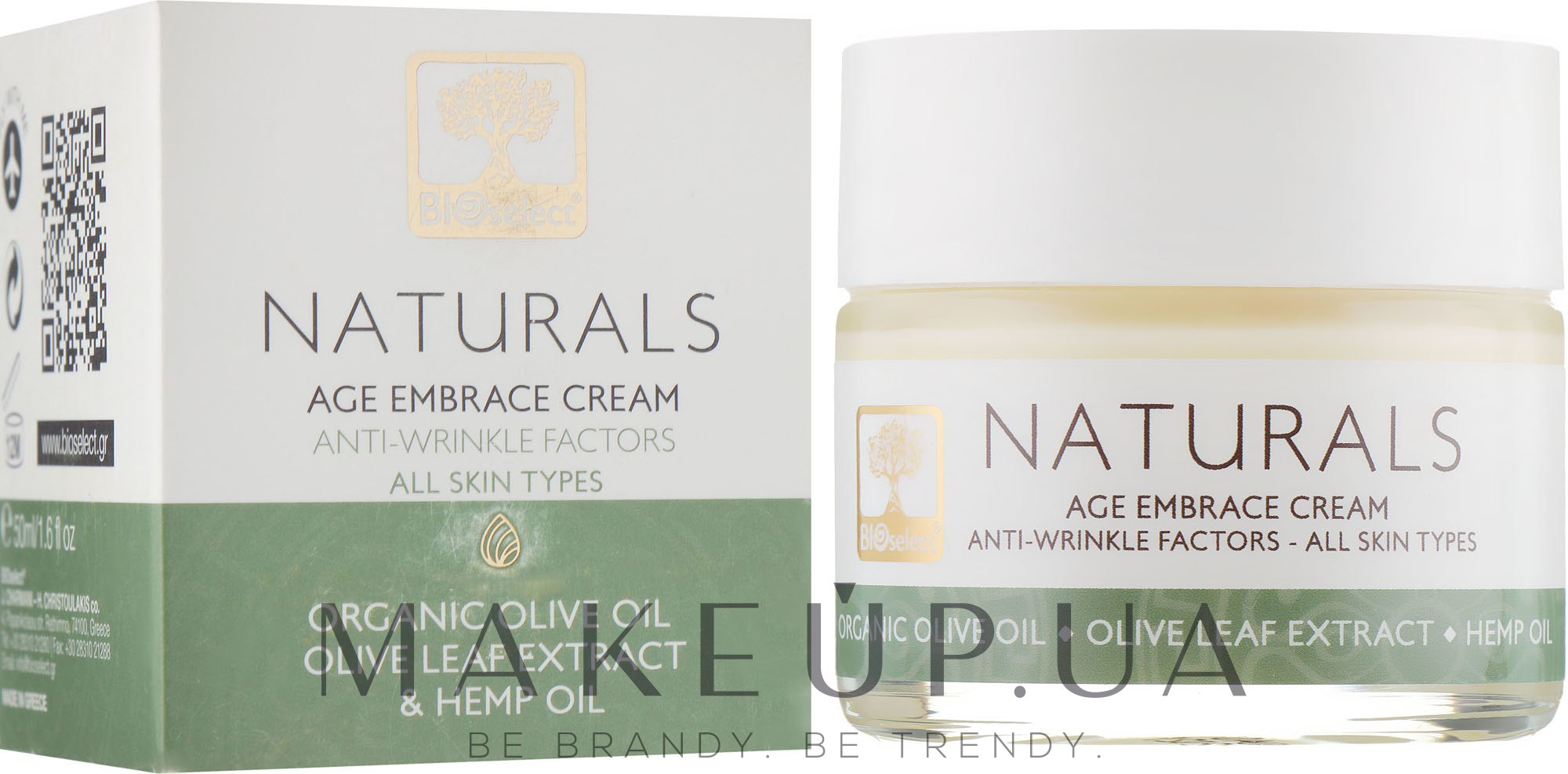 Антивозрастной крем против морщин для лица и шеи - BIOselect Naturals Age Embrace Cream — фото 50ml
