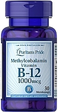 Пищевая добавка "Витамин B12", 1000 мг - Puritan's Pride Methylcobalamin Vitamin B-12 1000 mcg — фото N1