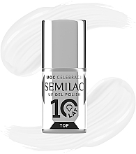 Топ для нігтів без липкого шару - Semilac 10Years Limited Edition Top No Wipe Sparkle Diamond — фото N2