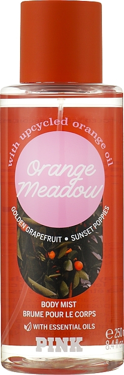 Парфюмированный спрей для тела - Victoria's Secret Pink Orange Meadow Body Mist — фото N1