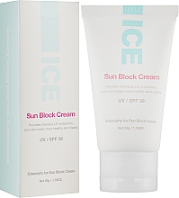 Сонцезахисний крем для обличчя - Estesophy Ice Sun Block Cream UV/SPF 38 — фото N2
