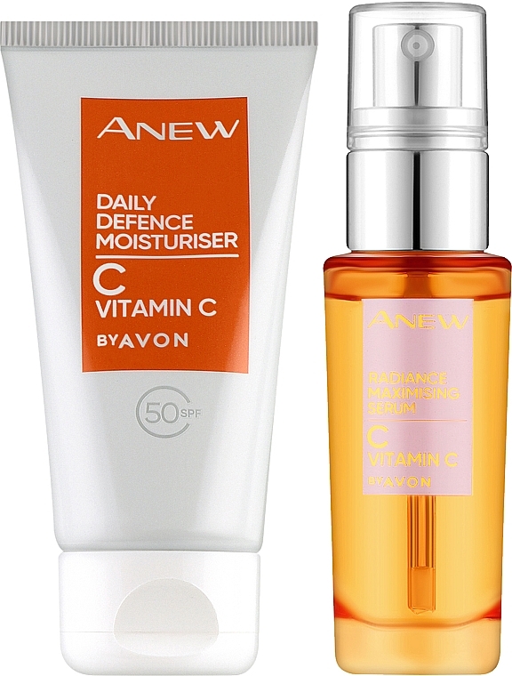 Набор - Avon Anew Vitamin C (ser/30ml + cr/50ml) — фото N1