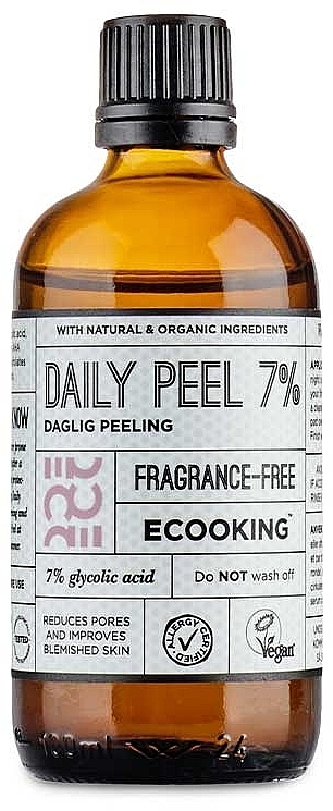Відлущувальний флюїд для обличчя - Ecooking Daily Peel 7% — фото N1
