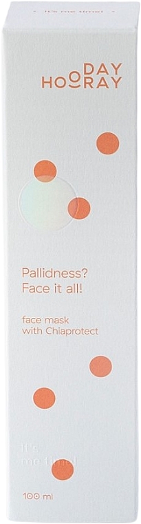 Живильна маска для блідої шкіри обличчя з ароматом шоколаду - Day Hooray Face Mask With Chiaprotect — фото N3