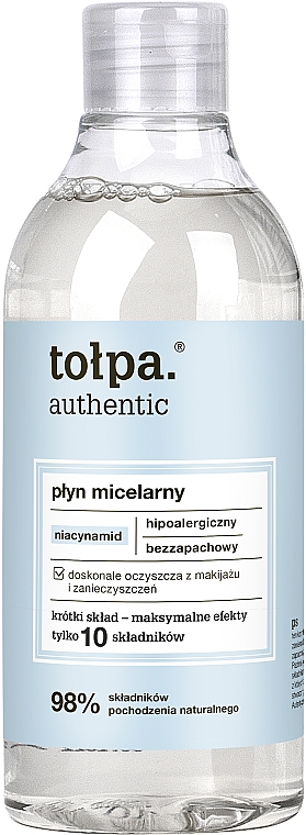 Міцелярна вода - Tolpa Authentic Micellar Water — фото N1