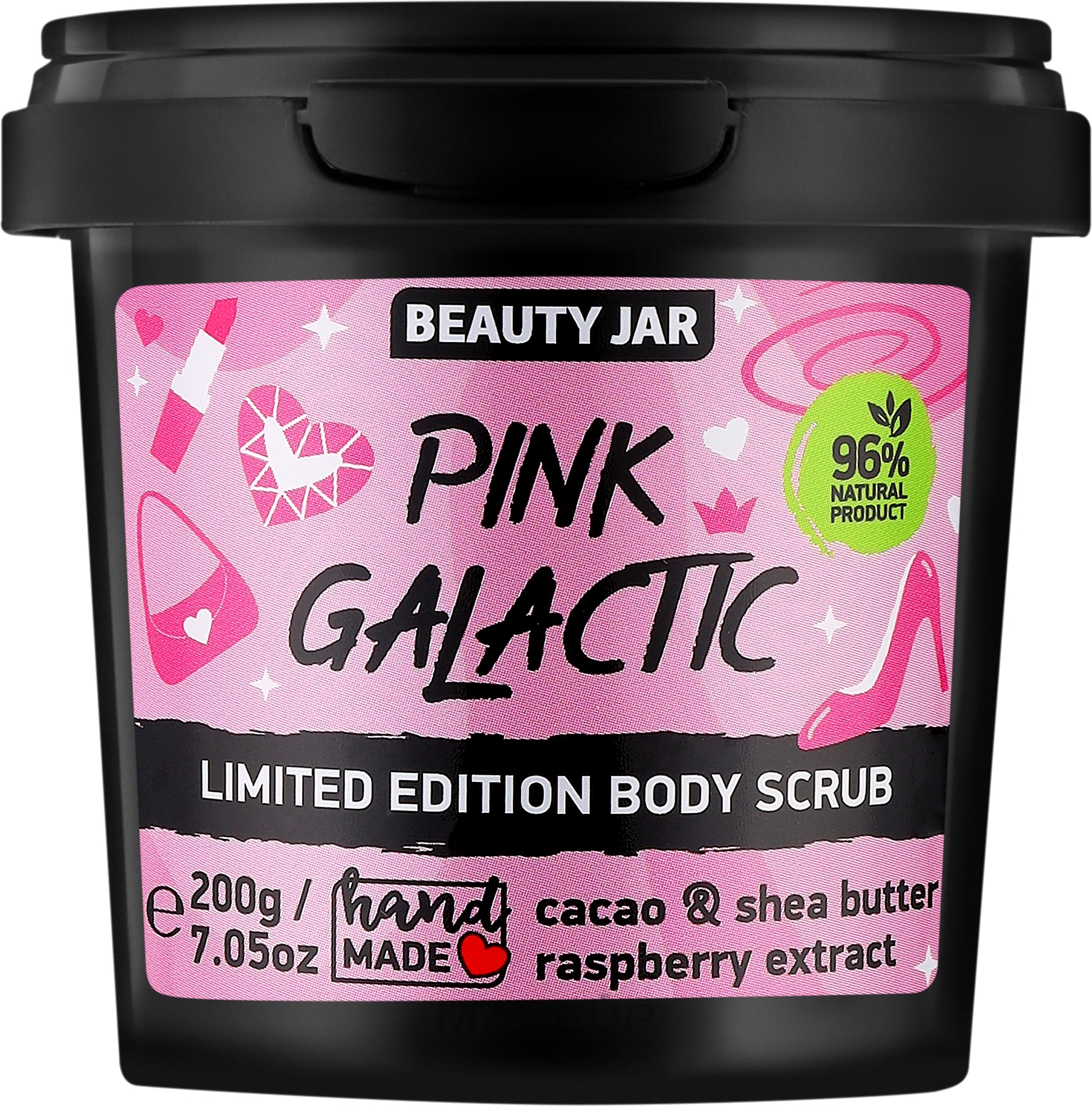 Скраб для тіла - Beauty Jar Pink Galactic Body Scrub — фото 200g