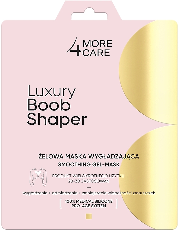 Розгладжувальна гелева маска - More4Care Luxury Boob Shaper Smoothing Gel-Mask — фото N1