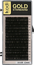 Духи, Парфюмерия, косметика Накладные ресницы Gold Standart D 0.05 (16 рядов: 12 мм) - Kodi Professional