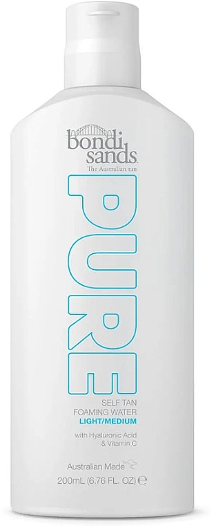 Піниста вода для автозасмаги - Bondi Sands Pure Self Tan Foaming Water Dark — фото N1