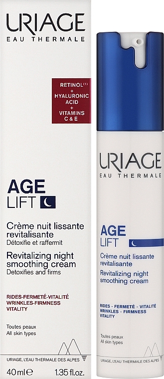 Відновлювальний і розгладжувальний нічний крем - Uriage Age Lift Revitalizing Night Smoothing Cream — фото N2