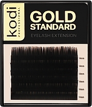 Духи, Парфюмерия, косметика Накладные ресницы Gold Standart B 0.07 (6 рядов: 14 мм) - Kodi Professional