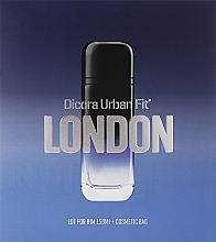 Dicora Urban Fit London - Набор (edt/150 ml + cosmetic bag) — фото N3