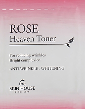 Духи, Парфюмерия, косметика Тонер омолаживающий с экстрактом розы - The Skin House Rose Heaven Toner (пробник)