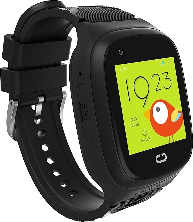 Смарт-часы для детей, черные - Garett Smartwatch Kids Rock 4G RT — фото N3