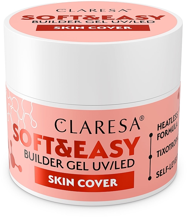 Моделирующий гель для ногтей - Claresa Soft & Easy Builder Gel UV/LED Skin Cover — фото N1