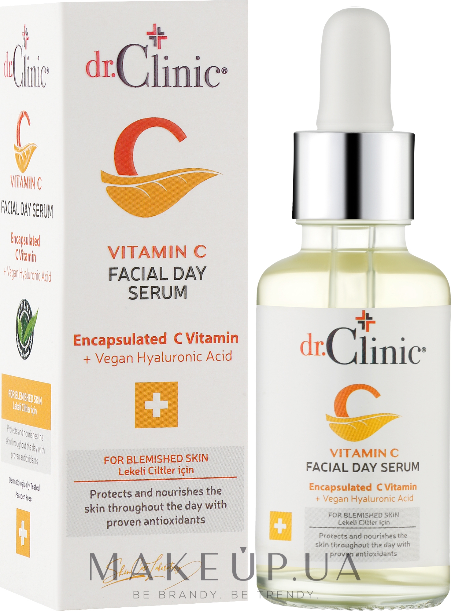 Освітлювальна сироватка для обличчя з вітаміном С - Dr. Clinic Vitamin C Facial Day Serum — фото 30ml