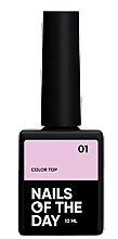 Духи, Парфюмерия, косметика Топ для гель-лака без липкого слоя - Nails Of The Day Color Top