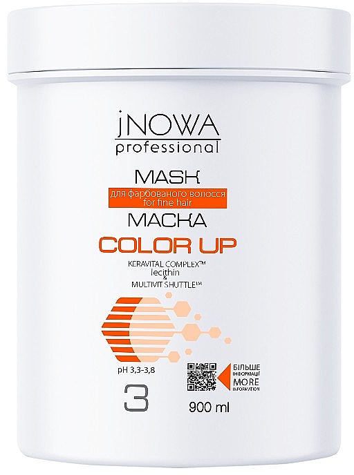 Маска для окрашенных волос - JNOWA Professional 3 Color Up Hair Mask