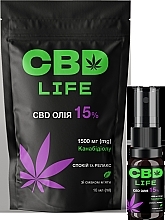 Диетическая добавка CBD масло 15% со вкусом мяты - CBD Life — фото N1